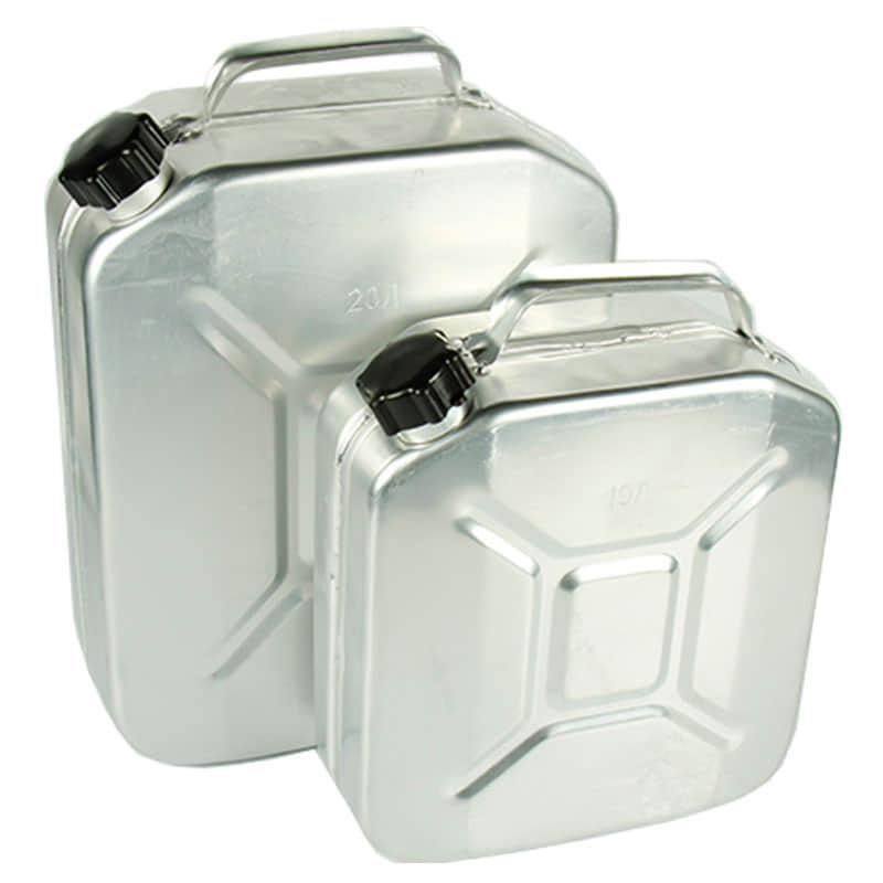 Aluminum jerry can