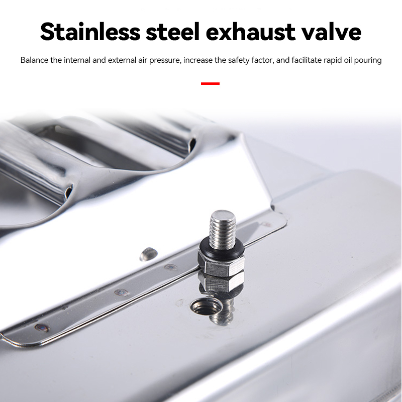 Square type 304 Stainless Steel jerry can 10-25L
