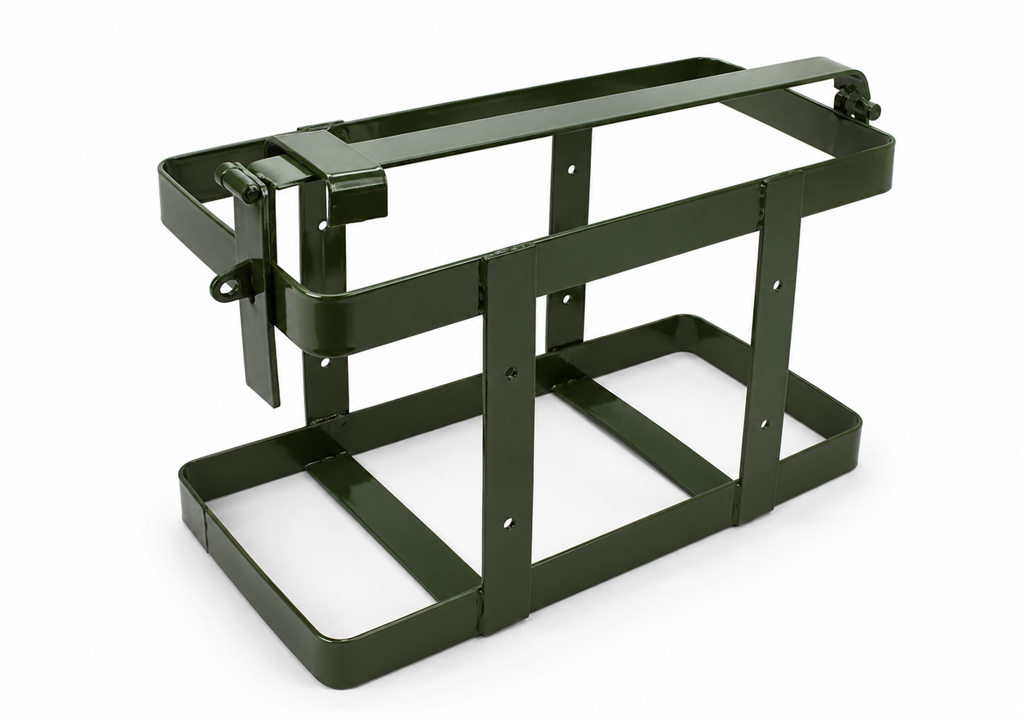 Military Jerry Can Rack | Heavy Duty Steel Fuel Can Holder